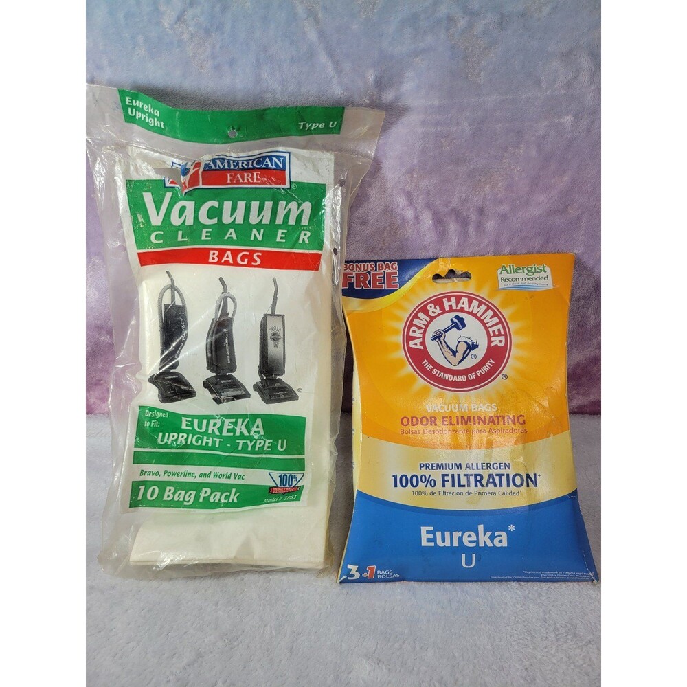 Eureka Upright Type U Vacuum 14 Bags Odor Elimination New
